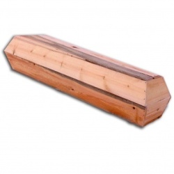 Гроб деревянный не обитый (ширина 60 см.)